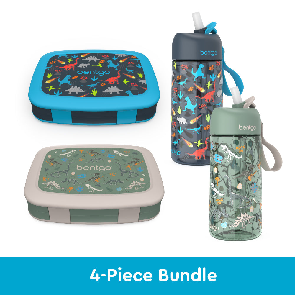 bentgo-kids-prints-lunch-boxes-and-water-bottles-b4 bentgo-lunch-box-bottle-bundle-dinsoaur-fossils-1.jpg