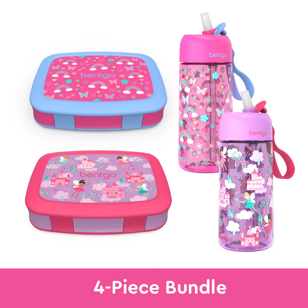 bentgo-kids-prints-lunch-boxes-and-water-bottles-b4 bentgo-lunch-box-bottle-bundle-rainbow-fairy-1.jpg